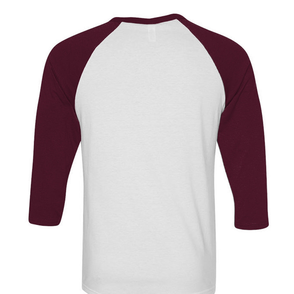 White/ Maroon - 3200 - BACK
